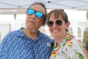 Seniors living in senior care centre